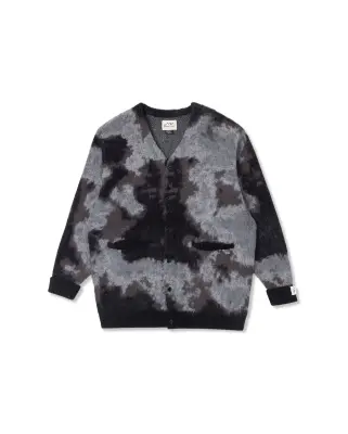 Blurry Jaquard Cardigan Black — photo 1
