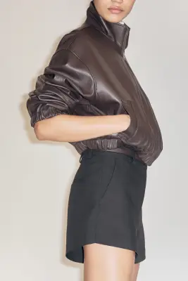 Short avec ceinture - Noir — photo 1