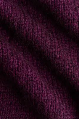 Jupe en maille - Violet foncé — photo 4