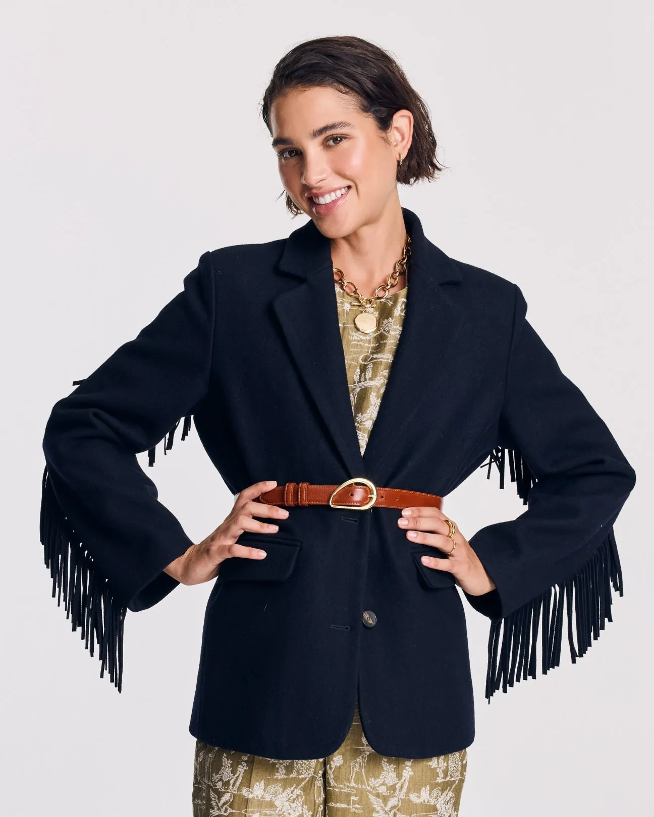 Veste Marceau bleu marine