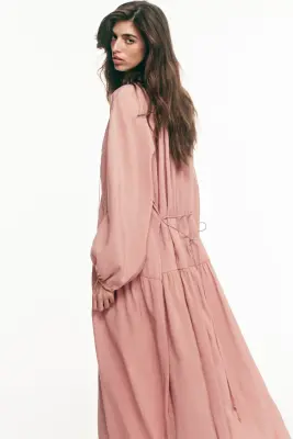 Robe tunique oversize - Rose ancien — photo 3