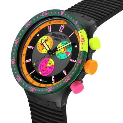 Swatch Big Bold SB02B104 - SWATCH NEON SEPPIA — photo 2