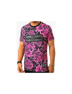 Tee shirt skr Plata o plomo Noir rose — photo 1