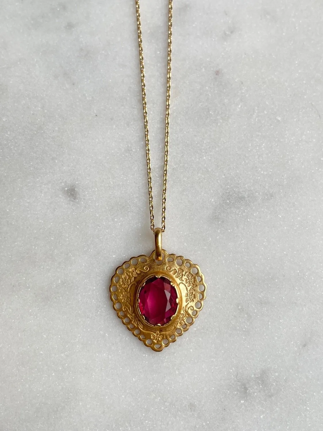 Nouveau ! ALHAJA Collier Sacro Cuore