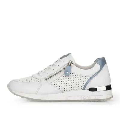 Baskets Remonte R2539-80 Blanches - Lacets Grande Pointure Femme — photo 2