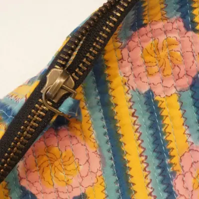Pochette Fleurs Rayures — photo 2