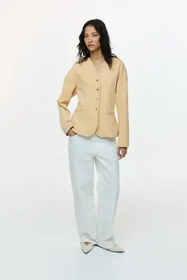 Blazer en jersey - Beige — photo 1