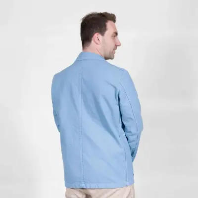 Veste de travail authentique coton bio 1G/5C - Nuage — photo 3