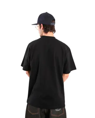 Embroided Short Sleeve Work Shirt Black — photo 2