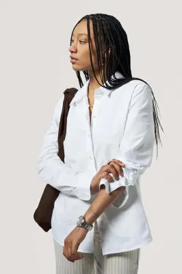La chemise oxford - Blanc — photo 1