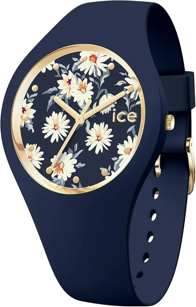 Montre ice flower bleu