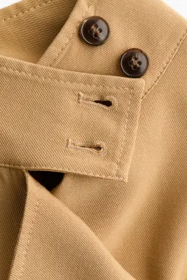 Veste sans manches façon trench - Beige foncé — photo 5