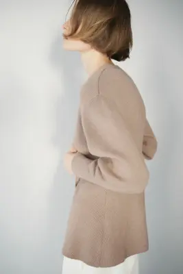 Gilet cintré - Taupe — photo 2