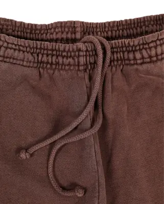 x With Vivid Color Fleece jogg Pant Dark Brown — photo 4