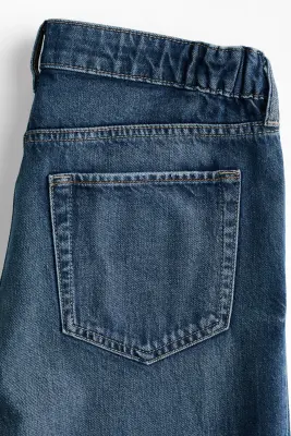 MAMA Wide Low Jeans - Bleu denim foncé — photo 5
