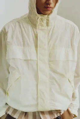 Veste coupe-vent en nylon - Jaune clair — photo 2