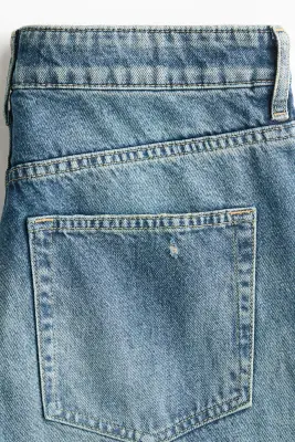 Baggy Regular Waist Jeans - Bleu denim clair — photo 5