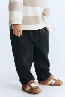 Pantalon jogger en molleton - Gris foncé — photo 2
