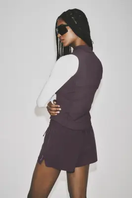 Short de survêtement Regular Fit avec poches - Bruyère foncé — photo 3