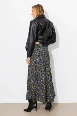 Jupe évasée imprimée Femme — photo 4