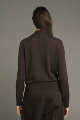 CARDIGAN HAILEY CHOCOLAT — photo 2