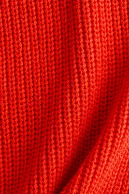 Top en maille côtelée - Rouge vif — photo 5