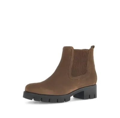 Bottines Gabor 71.710.38 Marron - Cuir Lacets Grande Pointure Femme — photo 1