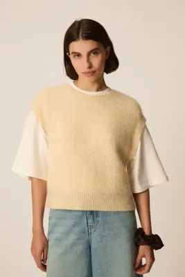 Pull Bertille Vanille — photo 4