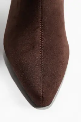 Bottes de hauteur genou - Marron foncé — photo 3