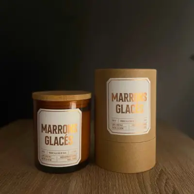 Bougie végétale parfumée Marron Glacé — photo 4