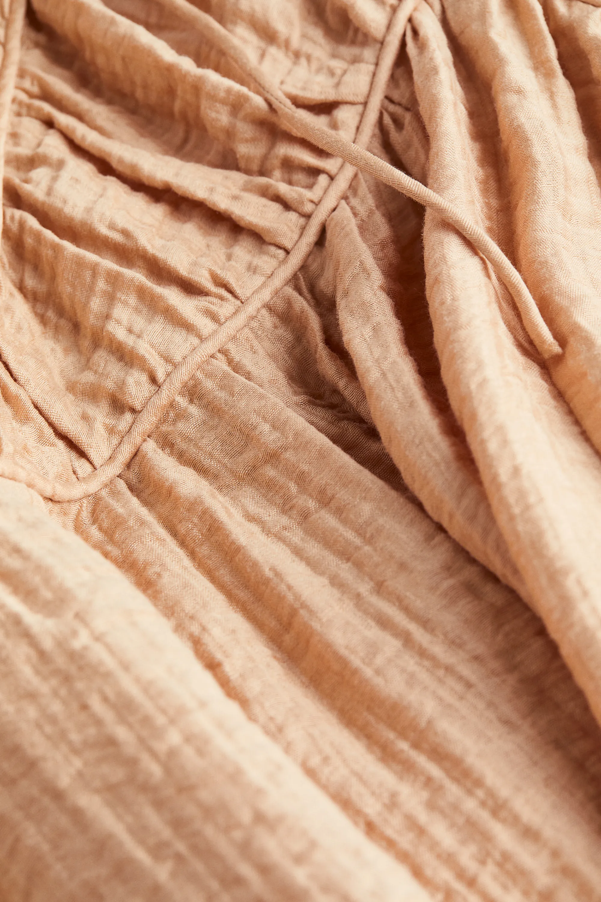 Robe oversize en lyocell mélangé - Beige