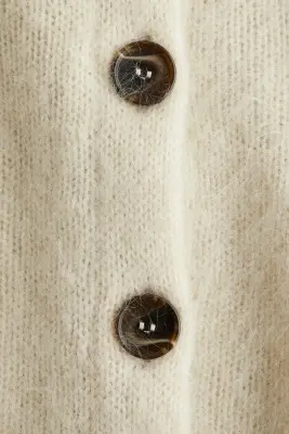 Gilet en mohair mélangé - Beige clair — photo 4
