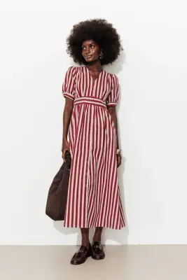 Robe longue rayée Femme — photo 3