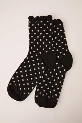 Chaussettes Oliver Pois Ecru