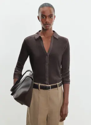 Chemise en coton et cachemire