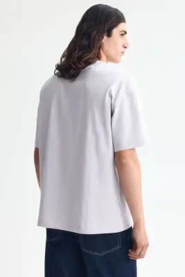 T-shirt COOLMAX® Relaxed Fit - Violet clair — photo 2