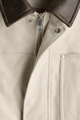 Veste avec col - Beige clair — photo 5