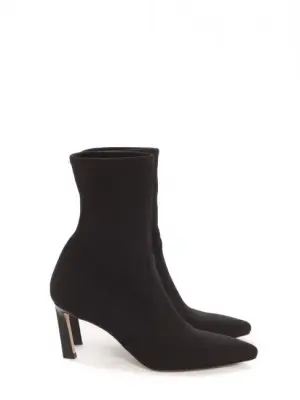 Bottines stretch bout pointu à talon STUART 75 BOOTIE Prix boutique 595€ Taille 41 — photo 1