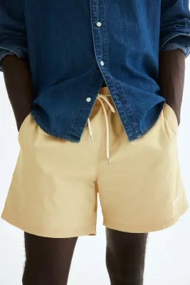 Short Relaxed Fit - Jaune — photo 1