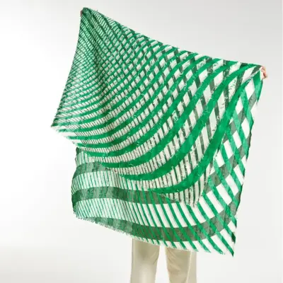 Foulard Vertige vert - Ma Poésie — photo 2