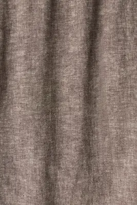Pantalon Regular Fit en lin mélangé - Beige foncé — photo 1