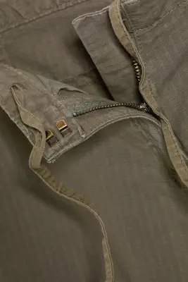 Pantalon baggy déchiré taille basse - Vert poudré — photo 4