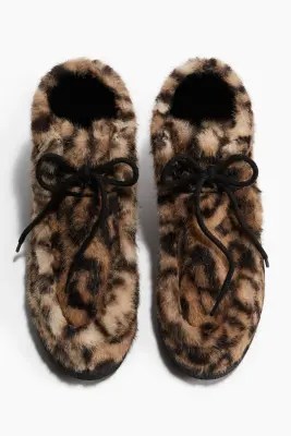 Bottines à lacets - Beige clair — photo 2