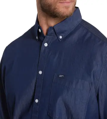 ALL SIZE CHEMISE JEAN'S Bleu — photo 5