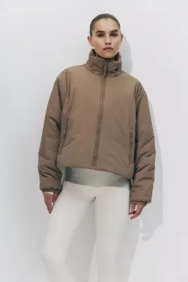 Veste de sport matelassée et déperlante - Beige — photo 2