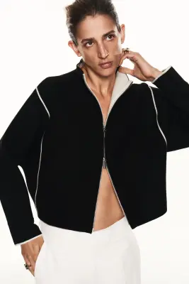 Gilet zippé - Noir — photo 1