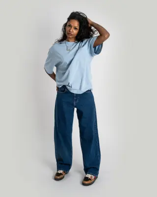 pantalon homeboy x-tra monster retro hb denim – washed blue — photo 5
