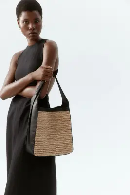 Shoulder bag - Beige/noir — photo 3