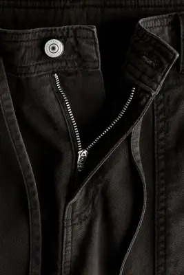 Pantalon cargo - Noir — photo 4