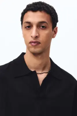 Polo Relaxed Fit - Noir — photo 3